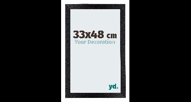 Puzzellijst 33x48 cm - Zwart Mat - MDF - Mura