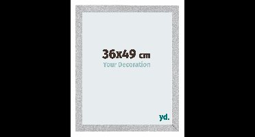 Fotolijst 36x49 cm - Zilver Mat - MDF - Mura