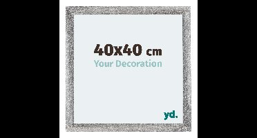 Fotolijst 40x40 cm - Grijs Geveegd - MDF - Mura