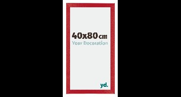 Fotolijst 40x80 cm - Rood - MDF - Mura