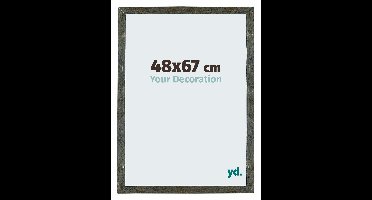 Puzzellijst 48x67 cm - Blauw Goud Gemeleerd - MDF - Mura