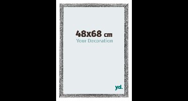 Puzzellijst 48x68 cm - Grijs Geveegd - MDF - Mura