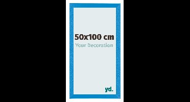 Fotolijst 50x100 cm - Helder Blauw - MDF - Mura