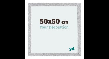 Fotolijst 50x50 cm - Zilver Mat - MDF - Mura