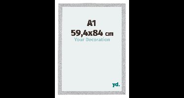 Fotolijst A1 - 59,4x84 cm - Zilver Mat - MDF - Mura