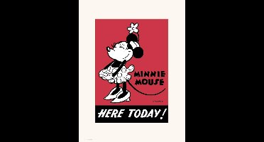 Kunstdruk Disney - Minnie 90 II 30x40cm