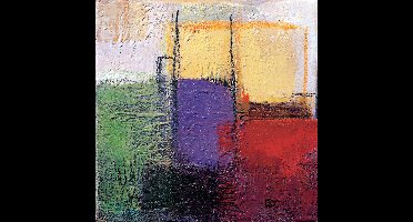 Kunstdruk Bea Danckaert - Violet Statics III 40x40cm