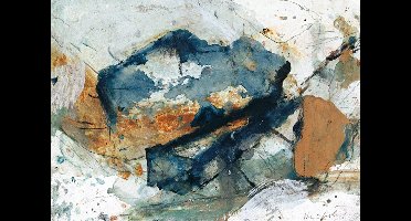 Kunstdruk Heinz Göbel - Schwebender Fels 70x50cm