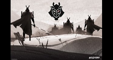 Poster G2 Esports - Samurai 91,5x61cm