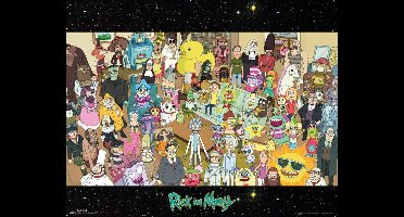 Poster Rick and Morty - Cast 50x40cm