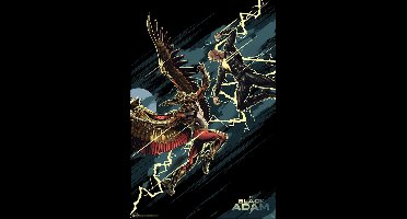 Poster DC Comics - Black Adam - vs Hawkman 61x91,5cm