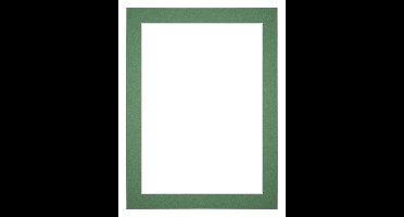 Passe-Partout 68x98 cm - Fotomaat 60x80 cm - Groen Bos - Voor fotolijsten