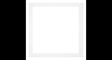 Passe-Partout Lijstmaat 30x30 cm - Fotomaat 25x25 cm - Wit
