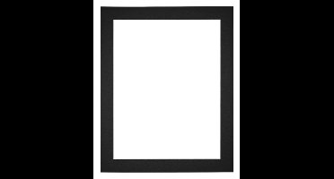 Passe-Partout Lijstmaat 28x35 cm - Fotomaat 20x25 cm - Zwart