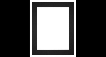 Passe-Partout Lijstmaat 50x75 cm - Fotomaat 40x60 cm - Zwart