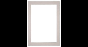 Passe-Partout Lijstmaat 50x70 cm - Fotomaat 40x60 cm - Grijs Graniet