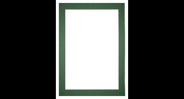 Passe-Partout Lijstmaat 42x60 cm - Fotomaat 32x50 cm - Groen Bos
