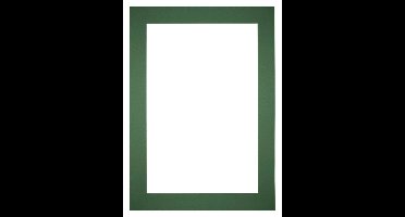 Passe-Partout Lijstmaat 36x49 cm - Fotomaat 20x30 cm - Groen Bos