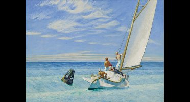 Kunstdruk Edward Hopper Ground Swell 1939 70x50cm