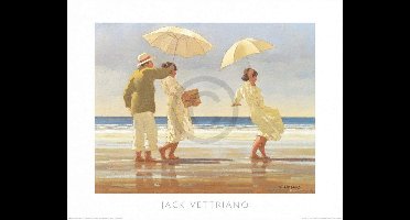Kunstdruk Jack Vettriano - The Picnic Party 50x40cm