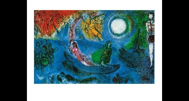 Kunstdruk Marc Chagall - Il concerto, 1957 80x60cm