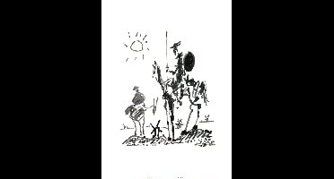Kunstdruk Pablo Picasso - Don Quixote 60x80cm