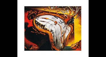 Kunstdruk Salvador Dali - Les montres molles 50x40cm