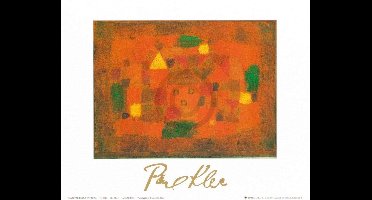 Kunstdruk Paul Klee - Paesaggio al tramonto, 1923 30x24cm