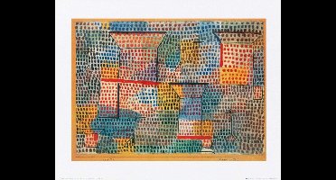 Kunstdruk Paul Klee - Kreuze und Säulen 50x40cm