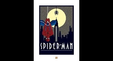 Kunstdruk Marvel - Deco Spider-Man - Hanging 60x80cm