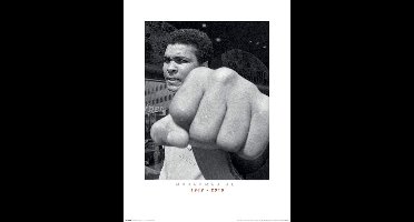 Kunstdruk Muhammad Ali - Commemorative Punch 60x80cm