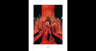 Kunstdruk Star Wars - The Last Jedi Snoke and Elite Guards 60x80cm