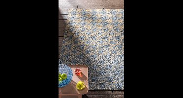 Ted Baker - Vloerkleed Houndstooth Washed Blue Outdoor 455708 -