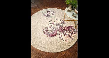 Ted Baker - Tranquility Beige 56001 - 150 rond Vloerkleed