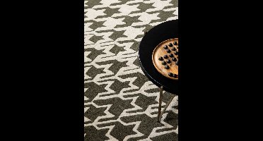 Ted Baker - Houndstooth Grey 162804 - 170x240 cm Vloerkleed