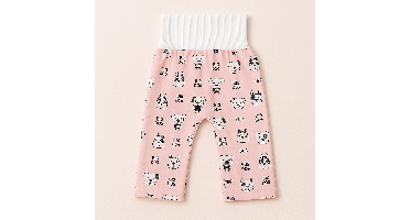 Baby Training Pants™ - Zindelijkheidstraining met een twist - Oefenbroek Broekje / Roze hondjes / L (3-6 jaar) | Educatief Speelgoed