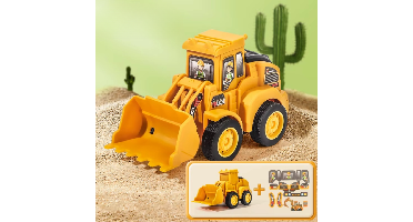 Construction Toy™ - Kleine ingenieurs in actie  - Speelgoed Graafmachine Bulldozer | Educatief Speelgoed