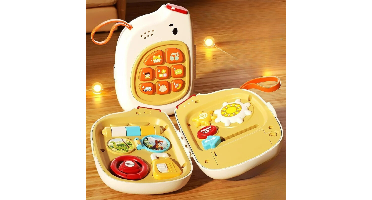Sound Game™ - Educatief&Multifunctioneel - Busy board met geluid Kinder Telefoon - 6 Geluiden | Educatief Speelgoed