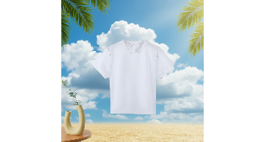 LumiWear– Fris&Tijdloos– Basic T-shirt met Korte Mouwen Wit / 80 (18–24 maanden) | Educatief Speelgoed