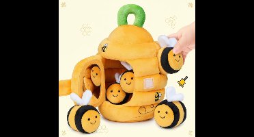 JungleHive – Speels & Leren – Sensorische Knuffel in het Bos Bijenkorf | Educatief Speelgoed