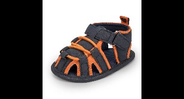 Mini Fashion™ - Licht&Comfortabel - Peuter Sandalen Oranje / 1 (0-6 maanden) | Educatief Speelgoed