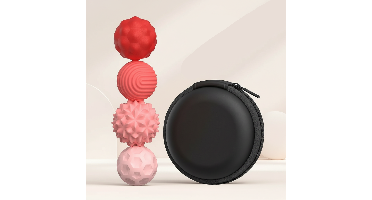 CalmSphere– Zacht&Focused– Magnetisch Stressspeelgoed Roze / M (Ø 2.85cm) / 4 | Educatief Speelgoed