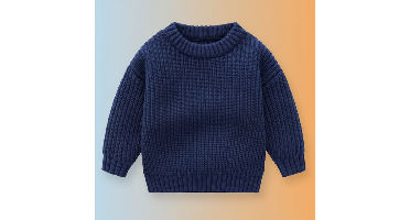 PureSoft– Classic&Knus– Stevige gebreide trui Marineblauw / 120 (5 jaar) | Educatief Speelgoed