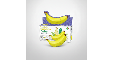 FruitCube– Kleurrijk&Uitdagend– Montessori Fruit Puzzel Banaan | Educatief Speelgoed