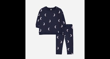 Mini Fashion™ - Trending & Comfortabel - Pyjama Set Zwart / 100 (2-3 jaar) | Educatief Speelgoed