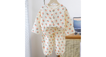 Mini Fashion™ - Luchtig Materiaal - Linnen Kleding Set Tulp / 120 (4-5 jaar) | Educatief Speelgoed