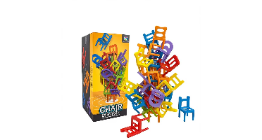 Chair Stack™ - Interactief&Stimuleer creativiteit - Stapel Stoelen Spel 42 stuks | Educatief Speelgoed
