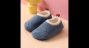 Mini Fashion™ - Lekker Warm&Comfortabel - Pantoffels Blauw / 32-33 (5-6 jaar) | Educatief Speelgoed