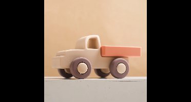 Mini Motion™ – Rollen&Bijten– Silicone Voertuig Speelgoed Khaki Truck | Educatief Speelgoed