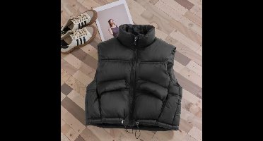 KidoWear – Comfortabel & Trendy – Bodywarmer Zwart / 150 (9–10 jaar) | Educatief Speelgoed